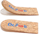 Dr. Foot's Heel Lift for Leg Length Discrepancies, Height Increase Insole for Heel Spurs, Heel Pain, Sports Injuries, and Achilles tendonitis (2 Layers: Small-Women's 4.5-9.5|Men's 6-8.5) - Cork — 1