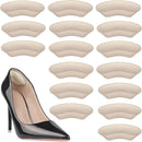 Premium 8 Pairs Heel Grips for Loose Shoes, Strong Self-Adhesive Shoe Heel Cushion Inserts for Women & Men, Soft Ergonomic Heel Protectors for Blister Prevention, Pain Relief & Slipping - Beige | 8 pairs — 1