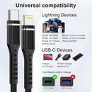iPhone Charger Cable, 2Pack 3FT Fast Charging USB-C to Lightning Cable 6