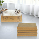 Cat Scratcher, 5 Packs in 1 Cardboard Box Cat Scratching Pad, Large — 6