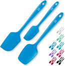 DI ORO Silicone Spatula Set - 600F Heat Resistant, 3-Pc Blue — 1