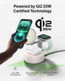 Belkin Qi2.2 25W Wireless Fast Charging Station, 3 in 1 iPhone Charger photo 5