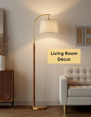 Dimmable Floor Lamp for Living Room, 65" Tall Metal Standing Lamp with LED Bulb, Mid Century Modern Arc Floor Lamp… — 7