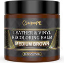 2025 New Advanced Leather Recoloring Balm,Medium Brown Leather Repair Kit for Furniture,Leather Dye Filler,Leather Color Restorer for — 1