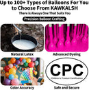 Pink Blue Purple Balloon, 68 Pcs 12 Inches Hot Pink Metallic Purple Teal Yellow Balloons Confetti Balloons for Kids Magic Theme Birthday Decoration Baby Shower Engagement Party Supplies — 3