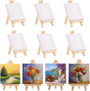 10 Pack Mini Canvas with Easel Set — 1