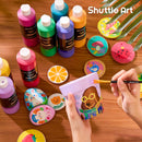 Shuttle Art Acrylic Paint, 24 Colors Acrylic Paint Bottle Set, 250ml/8.45oz Each, Rich Pigments, High Viscosity, Bulk for Artists, Beginners and Kids Painting on Rocks Crafts Canvas Wood | 8.45 Fl Oz (Pack of 24) — 6