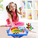 Playkidz: Pegture Set with 505 Larger Pieces + 12 Design Cards. Mosaic Puzzle Toy Set, Creative Skills Development, Educational Learning Toys for Kid. Great Gift for Boys & Girls. — 4