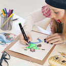 Dabo&Shobo 24 Colors Drawing Markers, Dual Tip Art Markers, Coloring Marker For Adult Sketching And Coloring (Pack of 3) | 1 Count (Pack of 72) — 8