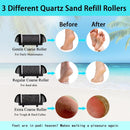Callus Remover for Feet Electric Foot File, 13-in-1 Professional Pedicure Tools Foot Care Kit, Foot Scrubber Pedi for Hard Cracked Dry Dead Skin, 3 Rollers, 2 Speed, Battery Display (Black) — 6