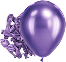 Bezente Metallic Purple Latex Party Balloons 150 Pack 5 inch | 12-purple-s119 | 5inch (Small) — 1