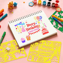 32 PCS Drawing Stencils Set for Kids, Reusable Drawing Painting Stencil Templates for Kids,Animals Unicorn Mermaid Dinosaur Princess Mixed Style Stencil for Art Projects,Classroom Crafts,Wall Decor | 36 Sheets Mixed — 3