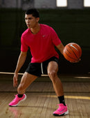 Nike Unisex Adult Precision 7 Basketball Shoes - Pink Blast/Black/White — 2