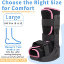 Pediatric Walking Boot For Kids – Lightweight Adjustable Support Shoe for Children's Foot & Ankle Injuries, Sprains, and Post-Cast Recovery – Fits Left or Right Foot, Easy Sizing for Toddlers to Big Kids (L) — 2