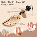 Shoe Stretcher,Adjustable in Length and Width,Wood Shoe Shaper for Men’s Size 8 to 12 Women's Size 8-13 — 2