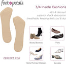 Foot Petals Womens ¾ Insole Comfort Cushion - Khaki — 4