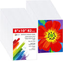 Simetufy 82 Pack 8x10 Inch Bulk Flat Canvas Boards for Painting Class | 8"x10"- 82 pack — 1
