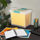 Sterilite Large Nesting ShowOffs™, Clear Bin w/Latch Lid & Handle, 6 Pack — 7