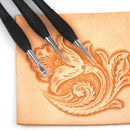 OWDEN 3Pcs. Leather Modeling Tools for Leather Carving Pattern Working. — 4