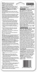 E6000 Eclectic 570110, Clear 0.9 Fl Oz E6000+Plus Multipurpose Adhesive — 3