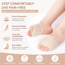 2 Pairs Metatarsal Pads for Women Men Ball-of-Foot Cushions Foot Pain Relief for Morton's Neuroma Metatarsalgia Support with Gel Pad (Khaki, S) 3