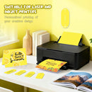 Lemon Yellow Cardstock Paper 8.5 x 11, 40 Sheets Cardstock Printer Paper | 8.5x11 IN-40 Sheets — 4