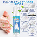 White Shoe Cleaner, 6.76 Oz Shoe Cleaning Kit with Brush and Towel, Sneaker Cleaner Work on Leather, Knit, Canvas, Suede, PU — 5