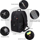 SHRRADOO Extra Large Travel Laptop Backpack for Men, Work College Backpacks | Black | Travel Backpacks — 4