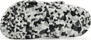 Crocs Kids Classic Watercolor Marbled Clog – Black/White Confetti — 5