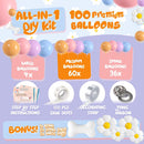 ALL-IN-1 Blue Balloon Arch Kit with BONUS Bone & Daisy Balloons for Birthday Decoration Girl - Pastel Balloons Garland for Blue Party Decorations & Party Supplies - Puppy Party Decorations | Blue, Purple, Pink, Orange — 2