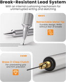 STAGEEK 0.5mm Mechanical Pencil, Drawing Pencil, with Eraser, 60 HB Leads | Black — 4
