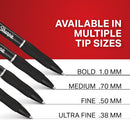Sharpie S-Gel Retractable Gel Pen, Medium Point, Black Ink, 4/Pack (2096134) — 7