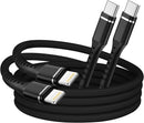 iPhone Charger Cable, 2Pack 3FT Fast Charging USB-C to Lightning Cable 1