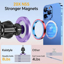 Kaistyle for Magsafe Car Mount【Strong Magnet】 Magnetic Phone Holder for Car Phone Holder Mount Dash Mounted Holders Phone Holders for Your Car Accessories for Women Men for iPhone 18 Pro Max 17 16 15 | Violet photo 4