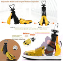 Shoe Stretcher Men Women Boot Stretcher Adjustable Width and Length Widener Expander Wide Feet Boot Stretcher | yellow | 2 — 3