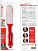 Probelle Double Sided Multidirectional Nickel Foot File Callus Remover - Immediately Reduces calluses and Corns to Powder for Instant Results, Safe Tool (Red) — 8