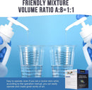 FUHITIM Epoxy Resin 2 Gallon,Crystal Clear Epoxy Resin Kit(1 Gallon x 2) — 7