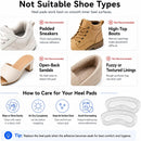 Stop Heel Slip & Blisters - Heel Grips Liner Cushions for Loose Shoes, Transparent Gel Self-Adhesive Heel Liners for Shoes Too Big Men Women, Shoe Filler to Improve Fit & Comfort, 2 Pairs (4 Pack) — 5