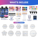 KISREL Epoxy Resin Kit for Beginners, 32oz Resin Kit with Coaster Molds — 2