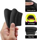WLLHYF 4 Pieces Kids Heel Grips, Shoe Inserts Self-Adhesive Heel Cushion - Black | 2 Pairs — 3