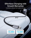 Anker 75W Fast Charging USB C Car Charger with Retractable Built-in Cable photo 4