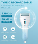 Foot Callus Remover for Feet Rechargeable Waterproof Pedicure Tool for Feet - BCM-1138T-Blue — 7