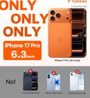 TORRAS for iPhone 17 Pro Case Crystal Clear, Upgraded Anti-Yellowing, 6.3'' — 2
