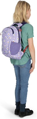 Osprey Daylite Jr. Kids' Commuter Backpack, Purple OS | Daisy Print/Euphoria Purple — 8