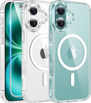 FNTCASE for iPhone 16 Phone Case Compatible with Magsafe Clear Phonecase — 1