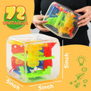 3 Otters 3D Puzzle Maze Cube, 5 Inch 72 Obstacles Brain Teaser — 2