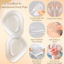 Shynek 10 Pack Metatarsal Pads for Foot Ball of Foot Cushions for Heel, Soft Gel Self Adhesive Foot Pad Insoles Forefoot and Sole Support, Pain Lessen Metatarsalgia Morton's Neuroma for Women and Men 4
