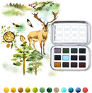 Grabie Set of 60 Color Pocket Watercolor Paint Set, 5 Theme Travel Palette | 60 Color 5 Theme — 6