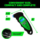 Rhino USA Digital Tire Pressure Gauge (150 PSI) - LCD Backlit Display