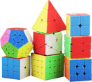 STEAM Life Speed Cube Set 8 Pack Magic Cube | Includes 3x3, 2x2, 4x4 Speed Cube, Pyramid Cube, Megaminx Cube Bundle Collection Cube Toys for Kids & Adults — 1
